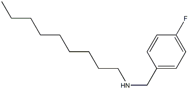 [(4-fluorophenyl)methyl](nonyl)amine 结构式