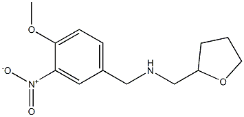 [(4-methoxy-3-nitrophenyl)methyl](oxolan-2-ylmethyl)amine 结构式