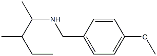 [(4-methoxyphenyl)methyl](3-methylpentan-2-yl)amine 结构式