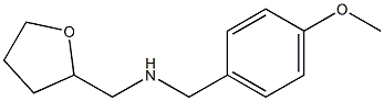 [(4-methoxyphenyl)methyl](oxolan-2-ylmethyl)amine 结构式