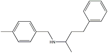 [(4-methylphenyl)methyl](4-phenylbutan-2-yl)amine 结构式