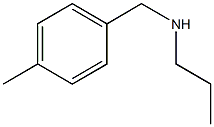 [(4-methylphenyl)methyl](propyl)amine 结构式