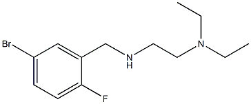 [(5-bromo-2-fluorophenyl)methyl][2-(diethylamino)ethyl]amine 结构式