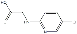 [(5-chloropyridin-2-yl)amino]acetic acid 结构式