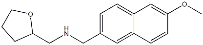 [(6-methoxynaphthalen-2-yl)methyl](oxolan-2-ylmethyl)amine 结构式