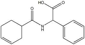[(cyclohex-3-en-1-ylcarbonyl)amino](phenyl)acetic acid 结构式