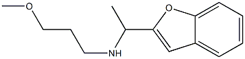 [1-(1-benzofuran-2-yl)ethyl](3-methoxypropyl)amine 结构式