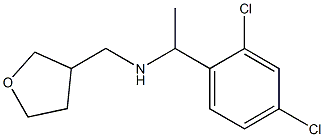 [1-(2,4-dichlorophenyl)ethyl](oxolan-3-ylmethyl)amine 结构式