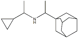 [1-(adamantan-1-yl)ethyl](1-cyclopropylethyl)amine 结构式