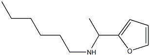 [1-(furan-2-yl)ethyl](hexyl)amine 结构式
