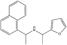 [1-(furan-2-yl)ethyl][1-(naphthalen-1-yl)ethyl]amine 结构式