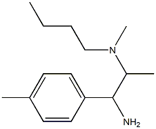 [1-amino-1-(4-methylphenyl)propan-2-yl](butyl)methylamine 结构式