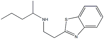 [2-(1,3-benzothiazol-2-yl)ethyl](pentan-2-yl)amine 结构式