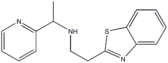 [2-(1,3-benzothiazol-2-yl)ethyl][1-(pyridin-2-yl)ethyl]amine 结构式