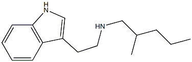 [2-(1H-indol-3-yl)ethyl](2-methylpentyl)amine 结构式