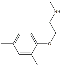 [2-(2,4-dimethylphenoxy)ethyl](methyl)amine 结构式