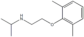 [2-(2,6-dimethylphenoxy)ethyl](propan-2-yl)amine 结构式