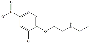 [2-(2-chloro-4-nitrophenoxy)ethyl](ethyl)amine 结构式