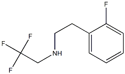 [2-(2-fluorophenyl)ethyl](2,2,2-trifluoroethyl)amine 结构式