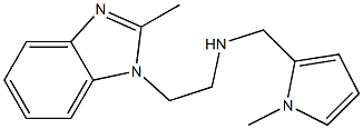 [2-(2-methyl-1H-1,3-benzodiazol-1-yl)ethyl][(1-methyl-1H-pyrrol-2-yl)methyl]amine 结构式
