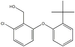 [2-(2-tert-butylphenoxy)-6-chlorophenyl]methanol 结构式