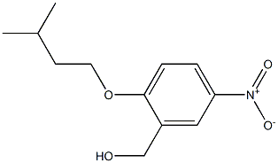 [2-(3-methylbutoxy)-5-nitrophenyl]methanol 结构式
