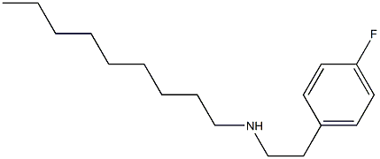 [2-(4-fluorophenyl)ethyl](nonyl)amine 结构式