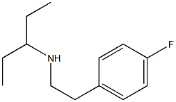 [2-(4-fluorophenyl)ethyl](pentan-3-yl)amine 结构式