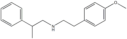 [2-(4-methoxyphenyl)ethyl](2-phenylpropyl)amine 结构式