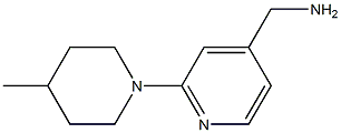 [2-(4-methylpiperidin-1-yl)pyridin-4-yl]methylamine 结构式