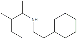 [2-(cyclohex-1-en-1-yl)ethyl](3-methylpentan-2-yl)amine 结构式