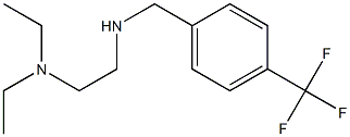 [2-(diethylamino)ethyl]({[4-(trifluoromethyl)phenyl]methyl})amine 结构式