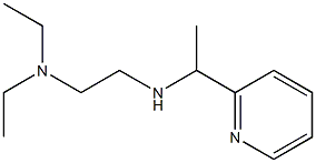 [2-(diethylamino)ethyl][1-(pyridin-2-yl)ethyl]amine 结构式