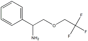 1-phenyl-2-(2,2,2-trifluoroethoxy)ethanamine 结构式