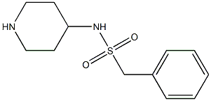 1-phenyl-N-piperidin-4-ylmethanesulfonamide 结构式