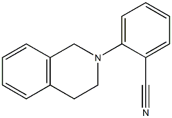 2-(1,2,3,4-tetrahydroisoquinolin-2-yl)benzonitrile 结构式