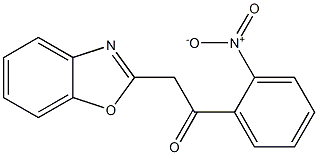 2-(1,3-benzoxazol-2-yl)-1-(2-nitrophenyl)ethan-1-one 结构式