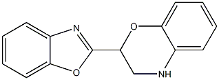 2-(1,3-benzoxazol-2-yl)-3,4-dihydro-2H-1,4-benzoxazine 结构式