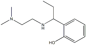 2-(1-{[2-(dimethylamino)ethyl]amino}propyl)phenol 结构式