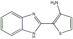 2-(1H-1,3-benzodiazol-2-yl)thiophen-3-amine 结构式