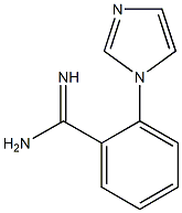 2-(1H-imidazol-1-yl)benzene-1-carboximidamide 结构式