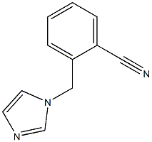 2-(1H-imidazol-1-ylmethyl)benzonitrile 结构式