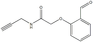 2-(2-formylphenoxy)-N-(prop-2-yn-1-yl)acetamide 结构式