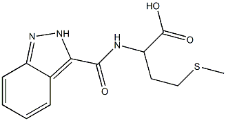 2-(2H-indazol-3-ylformamido)-4-(methylsulfanyl)butanoic acid 结构式