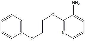 2-(2-phenoxyethoxy)pyridin-3-amine 结构式
