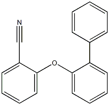 2-(2-phenylphenoxy)benzonitrile 结构式