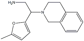 2-(3,4-dihydroisoquinolin-2(1H)-yl)-2-(5-methyl-2-furyl)ethanamine 结构式