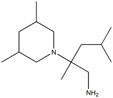 2-(3,5-dimethylpiperidin-1-yl)-2,4-dimethylpentan-1-amine 结构式