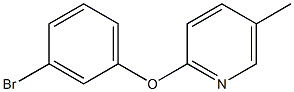 2-(3-bromophenoxy)-5-methylpyridine 结构式