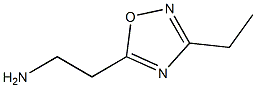 2-(3-ethyl-1,2,4-oxadiazol-5-yl)ethan-1-amine 结构式